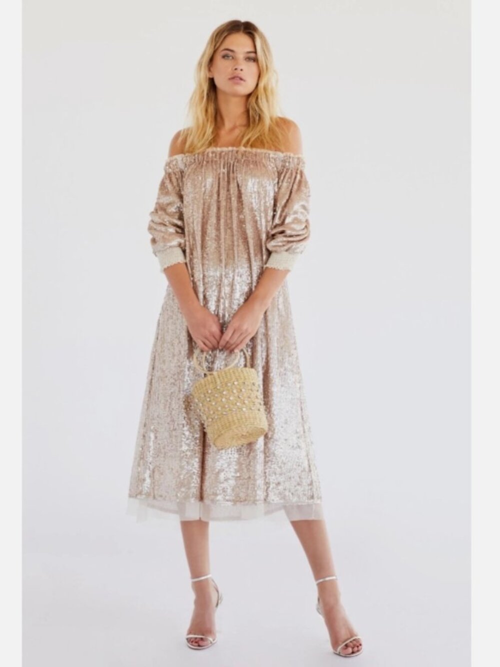 New Free People Emilia Sequin Party Dress size Small MSRP: $278